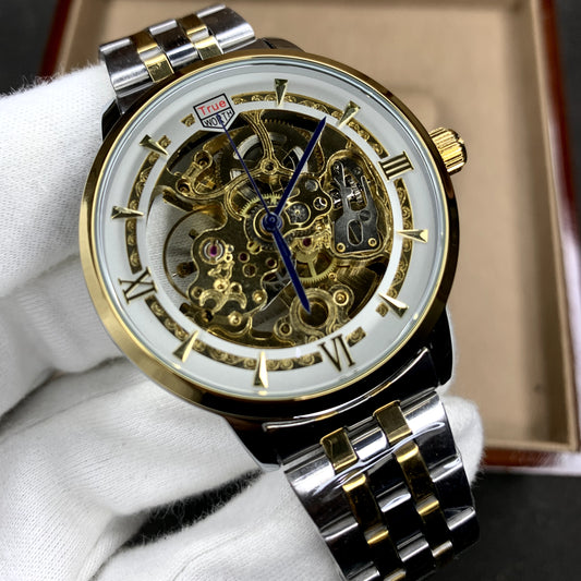 True Worth automatic skeleton watch